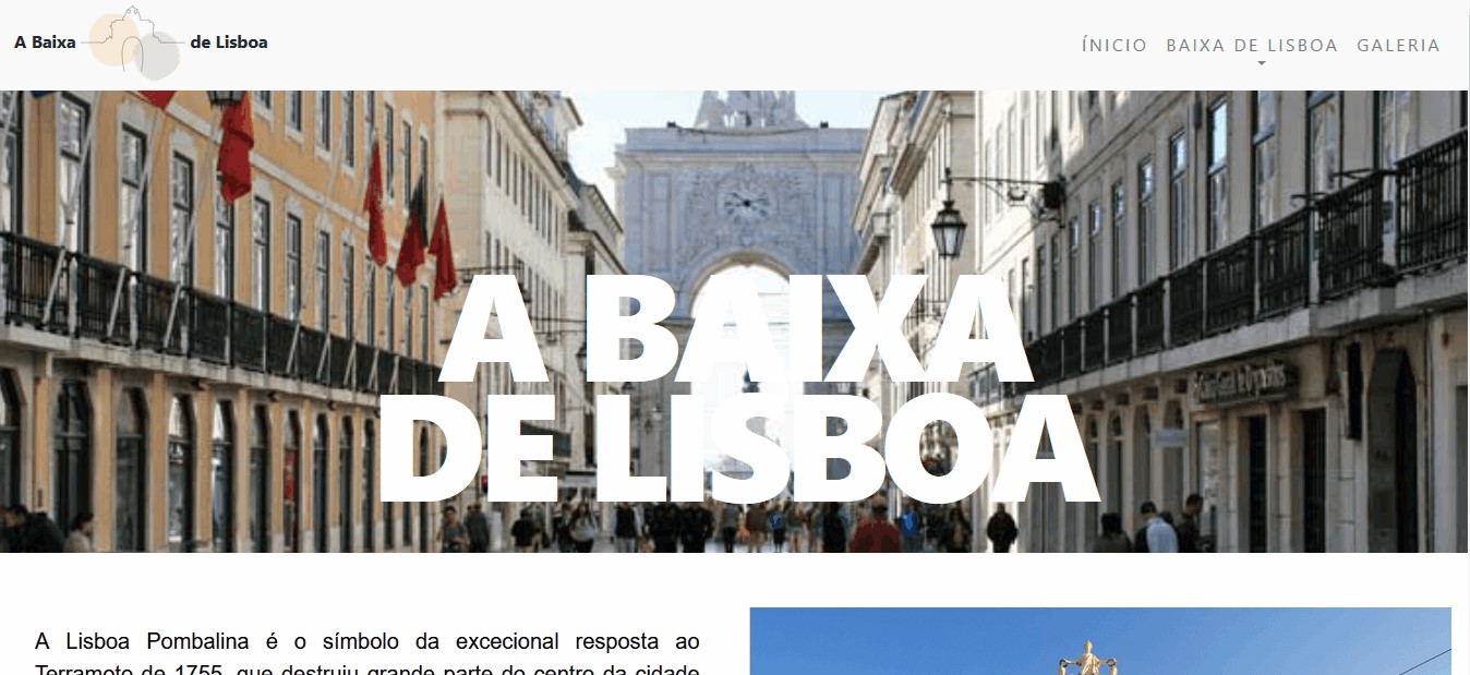 A Baixa de Lisboa